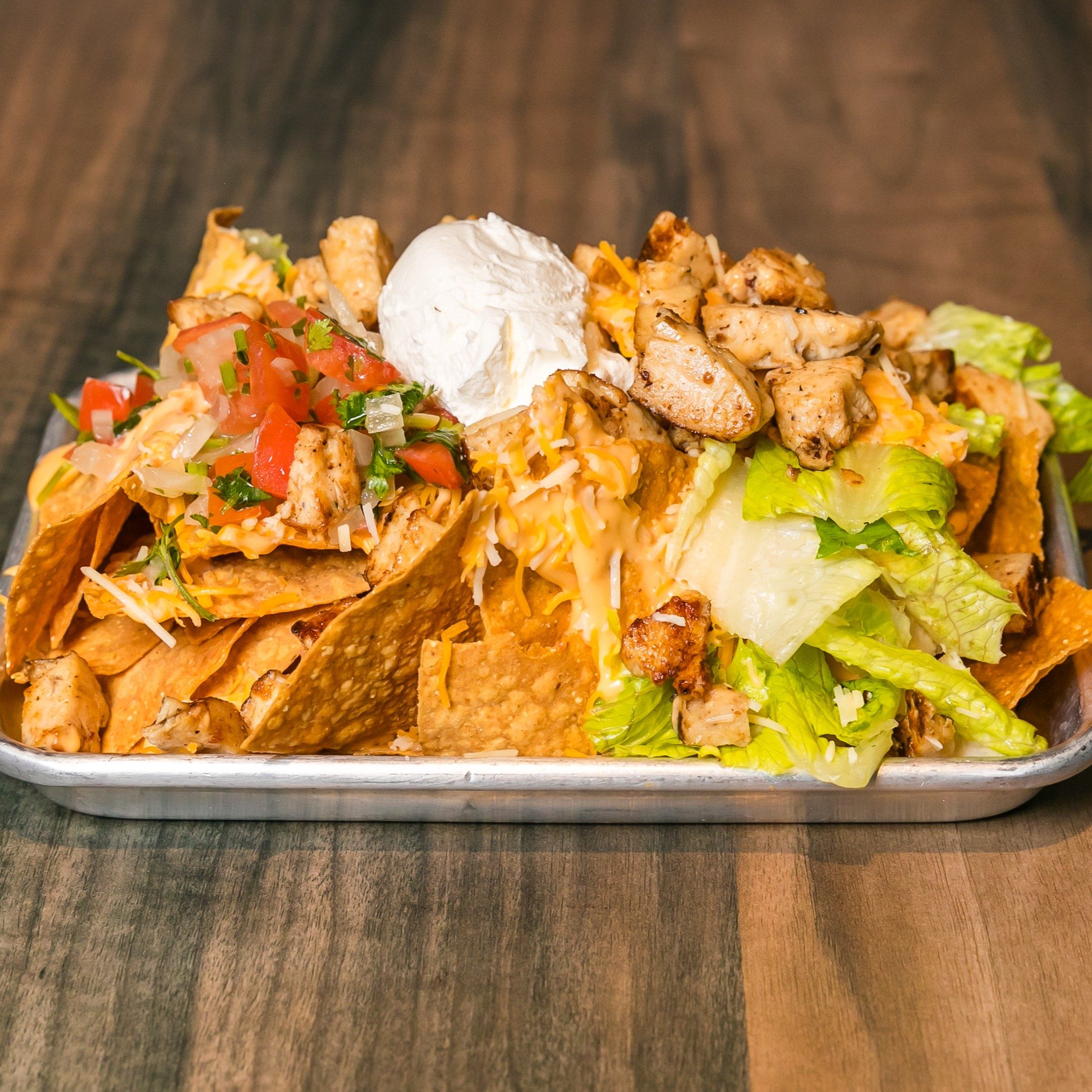 Chicken Nachos.