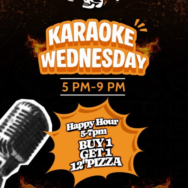 Free Karaoke Night at Boneyard Pizza Co